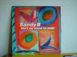 画像1: ハウス Sandy B / Ain't No Need To Hide 12インチです。