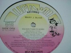 画像2: R&B Mary J Blige / You Don't Have To Worry 12インチです