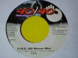 画像1: レゲエ TOK / Fire (QV Weaver Mix) 7インチ新品です。