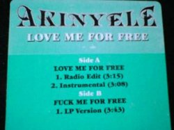 画像1: HipHop Akinyele / Love Me For Free 12インチ新品です。
