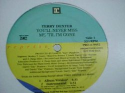 画像2: R&B Terry Dexter / You'll Never Miss Me 'Til I'm Gone 12インチです。