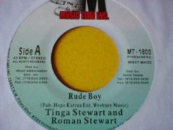 画像1: レゲエ Tinga Stewart & Roman Stewart / Rude Boy 7インチです。