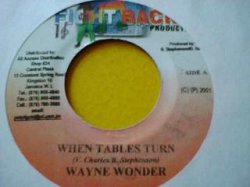 画像1: レゲエ Wayne Wonder / When Tables Turn 7インチです。