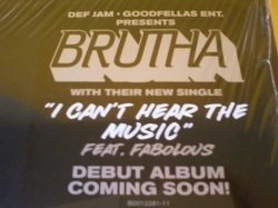 画像1: R&B Brutha / I Can't Hear The Music 12インチ新品です。