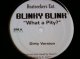 HipHop Blinky Blink / What's A Pity 12インチ新品です。
