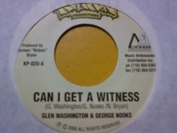 画像1: レゲエ Glen Washington & George Nooks / Can I Get A Witness 7インチです。