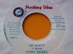 画像1: レゲエ Tony Rebel / Quality 7インチです。