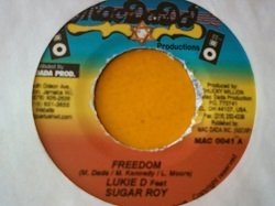 画像1: レゲエ Lukie D & Sugar Roy / Freedom 7インチです。