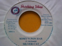 画像1: レゲエ Silver Cat / Somt'n Pon Har 7インチです。