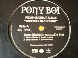 画像1: HipHop Pony Boi / Don't Shake It 12インチです。