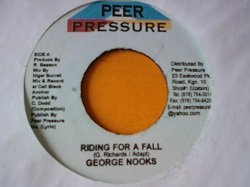 画像1: レゲエ George Nooks / Riding For A Fall 7インチです。