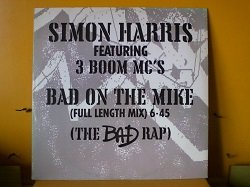 画像1: HipHop Simon Harris / Bad On The Mike 12インチです。