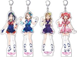 画像1: ラブライブ サンシャイン 全身アクリルキーホルダー 4個セット 新品です。