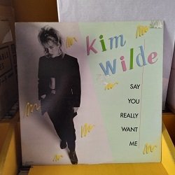 画像1: ディスコ Kim Wilde / Say You Really Want Me 12インチです。