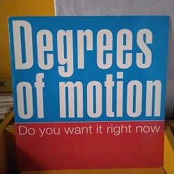 画像1: ハウス Degrees Of Motion / Do You Want It Right Now 12インチです。