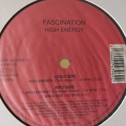 画像1: ハウス Fascination / High Energy 12インチです。
