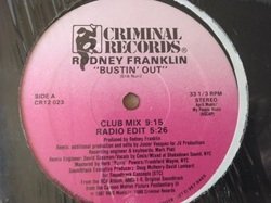 画像1: ディスコ Rodney Franklin / Bustin' Out 12インチです。