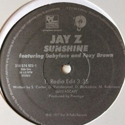 画像1: HipHop Jay-Z / Sunshine 12インチです。