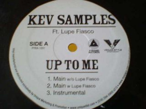 画像1: R&B Kev Samples feat Lupe Fiasco / Up To Me 12インチ新品です。 (1)