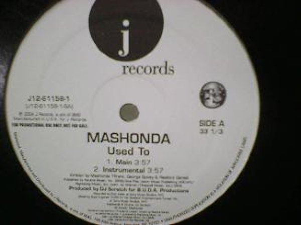 画像1: R&B Mashonda / Used To 12インチ新品です。 (1)