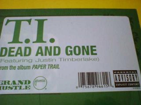 画像1: HipHop T.I. / Dead & Gone 12インチ新品です。 (1)