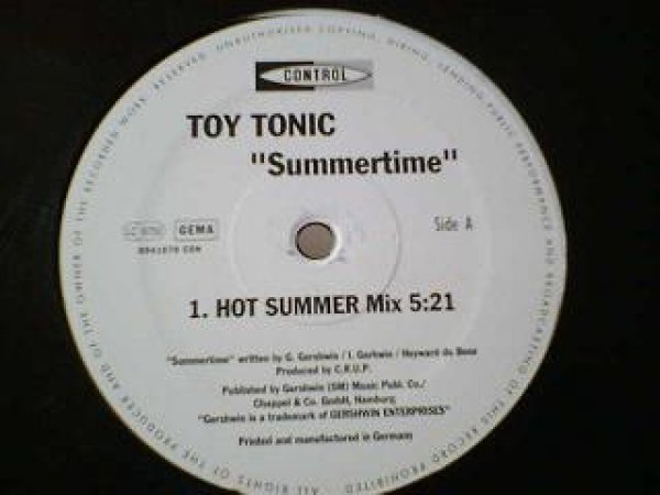 画像1: ユーロビート Toy Tonic / Summertime 12インチです。 (1)