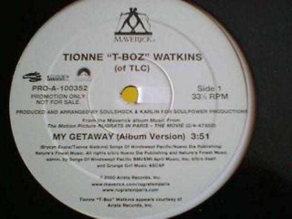 画像1: R&B T Boz / My Getaway 12インチです。 (1)