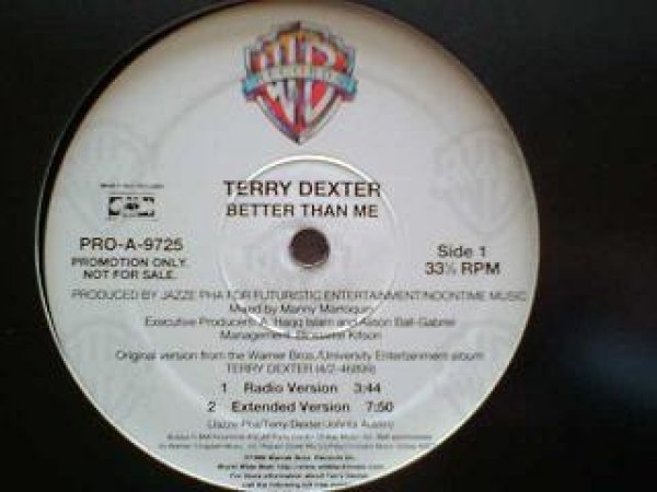 画像1: R&B Terry Dexter / Better Than Me 12インチです。 (1)