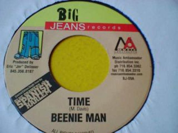 画像1: レゲエ Beenie Man / Time 7インチ新品です。 (1)