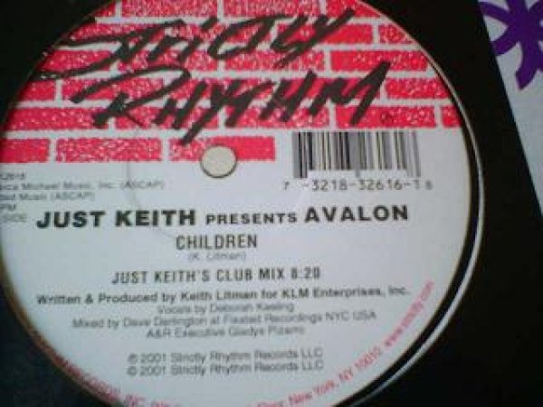 画像1: ハウス Just Keith pre Avalon / Children 12インチ新品です。 (1)