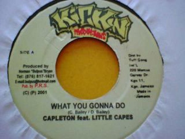 画像1: レゲエ Capleton / What You Gonna Do 7インチです。 (1)