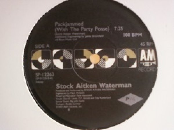 画像1: ディスコ Stock Aitken Waterman / Packjammed 12インチです。 (1)