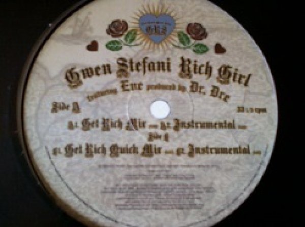 画像1: R&B Gwen Stefani / Rich Girl 12インチです。 (1)