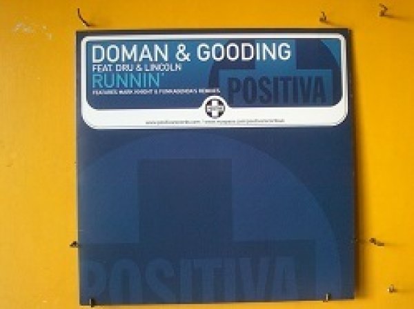 画像1: ハウス Doman & Gooding / Runnin' (Remix) 12インチ新品です。 (1)