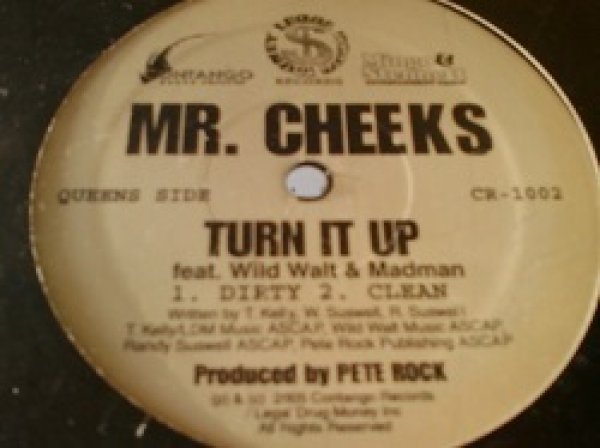 画像1: HipHop Mr Cheeks / Turn It Up 12インチ新品です。 (1)