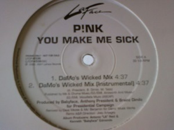 画像1: R&B Pink / You Make Me Sick 12インチ新品です。 (1)