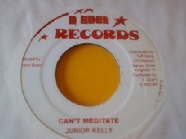 画像1: レゲエ Junior Kelly / Can't Meditate 7インチです。 (1)