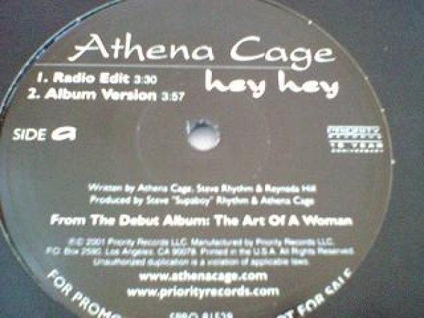 画像1: R&B Athena Cage / Hey Hey 12インチです。 (1)