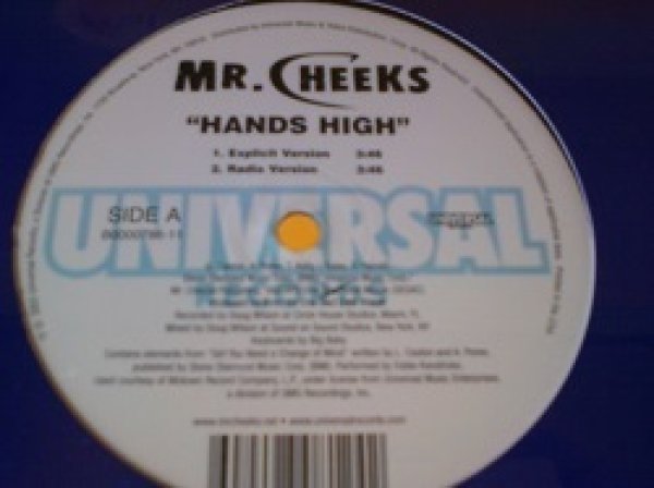 画像1: HipHop Mr Cheeks / Hands High 12インチ新品です。 (1)