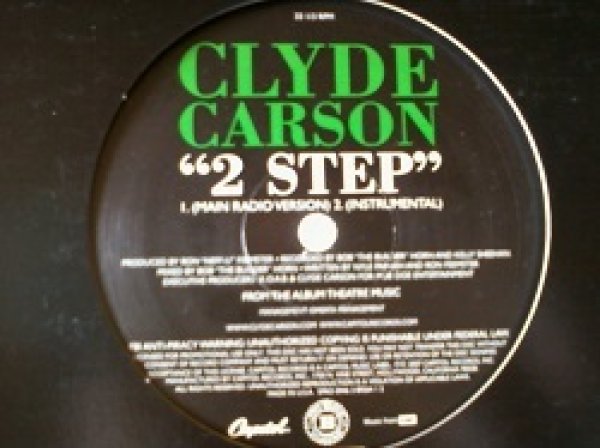 画像1: HipHop Clyde Carson / 2 Step 12インチです。 (1)