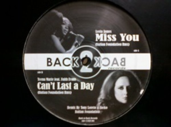 画像1: ハウス Leela James / Miss You 12インチ新品です。 (1)