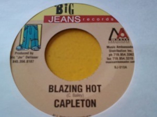 画像1: レゲエ Capleton / Blazing Hot 7インチです。 (1)