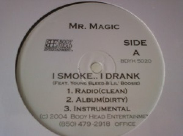 画像1: HipHop Mr Magic / I Smoke I Drank 12インチ新品です。 (1)