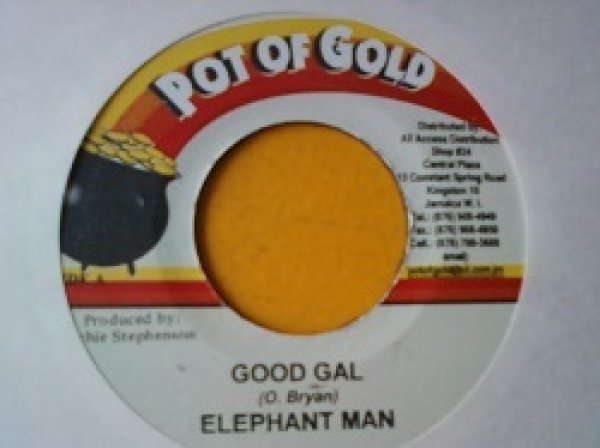 画像1: レゲエ Elephant Man / Good Gal 7インチです。 (1)