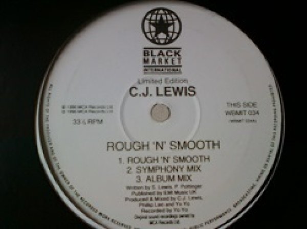 画像1: レゲエ CJ Lewis / Rough "N" Smooth 12インチです。 (1)