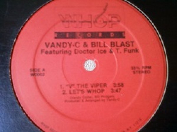 画像1: HipHop Vandy-C & Bill Blast / "V" The Viper 12インチです。 (1)