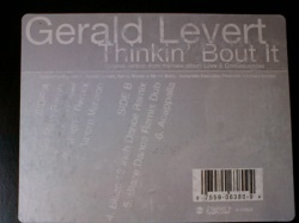 画像1: R&B Gerald Levert / Thinkin' Bout It 12インチです。 (1)