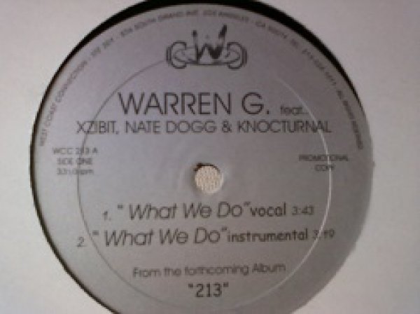 画像1: HipHop Warren G / What We Do 12インチです。 (1)