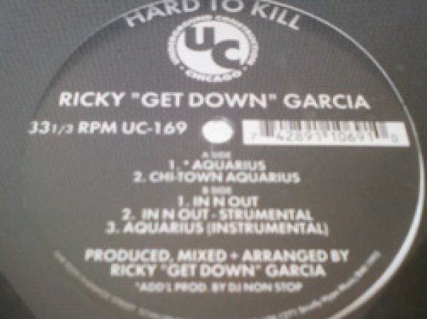 画像1: ハードハウス Ricky Garcia / Hard To Kill 12インチ新品です。 (1)