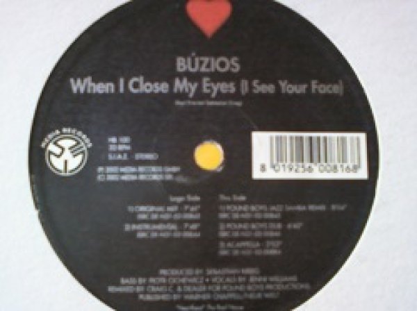 画像1: ハウス Buzios / When I Close My Eyes 12インチです。 (1)